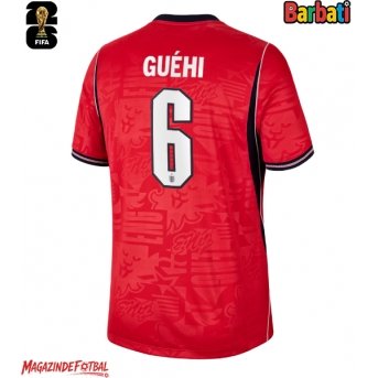 Anglia Marc Guehi #6 Tricou Fotbal Replică Mondial 2026 Barbati Deplasare